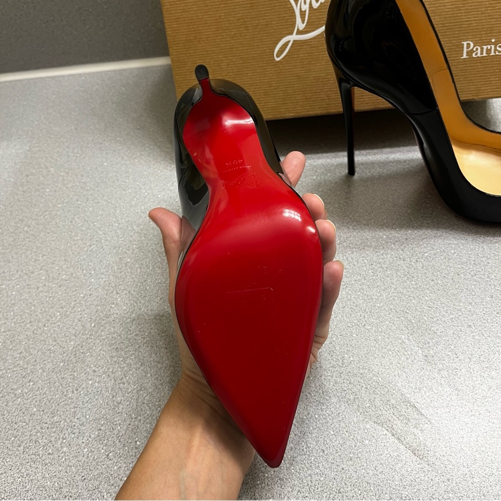 Christian Louboutin So Kate Black Patent Leather 120mm Pumps - Picture 7 of 15